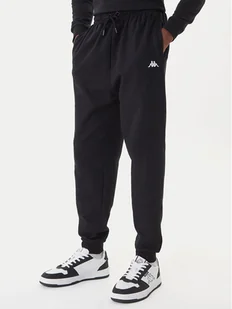 Kappa Spodnie dresowe 351Y41W 005 Czarny Regular Fit - Spodnie sportowe męskie - miniaturka - grafika 1