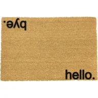 Wycieraczki - Wycieraczka z naturalnego kokosowego włókna Artsy Doormats Hello, Bye, 40x60 cm - miniaturka - grafika 1