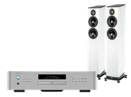 Zestawy stereo - Rotel RA-1572 MkII (srebrny) + FS408.2 (biały) - miniaturka - grafika 1