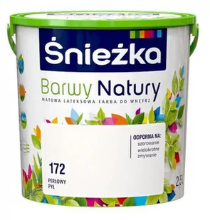 Farba lateksowa Barwy Natury perłowy pył 172 2,5 l Śnieżka - Farby wewnętrzne - miniaturka - grafika 1