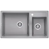 Zlewozmywaki - Deante ZQES20B szary metalik - miniaturka - grafika 1