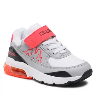Buty dla chłopców - Sneakersy KAPPA - 260893TCK White/Coral 1029 - grafika 1