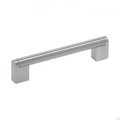 Zawiasy, okucia i inne akcesoria - Uchwyt meblowy podłużny Boss 128 Srebrny Polerowany (inox look) - miniaturka - grafika 1