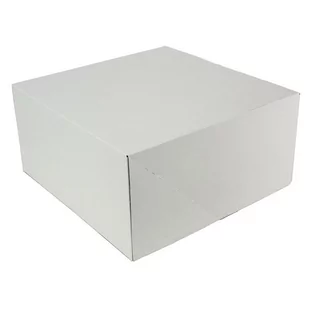 Opakowanie Na Tort Białe 28*28*13 - Opakowania i torebki na prezenty - miniaturka - grafika 1