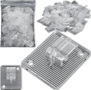 Heckermann Zaczep Do Montażu Siatki Na Balkon Dla Kotów Heckermann 10Szt - Kuwety dla kotów - miniaturka - grafika 1