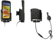 Uchwyty samochodowe do telefonów - Uchwyt do Zebra TC22/27 aktywny Brodit z wbudowaną ładowarką samochodową 3A, 10/24V - miniaturka - grafika 1