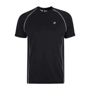 Męska Koszulka z krótkim rękawem FILA LEXOW RAGLAN FAM0317-80010 – Czarny - Koszulki męskie - miniaturka - grafika 1