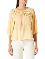 Bluzki damskie - PART TWO Damska bluzka Ingeborgpw Bl Blouse Relaxed Fit, Amber Yellow Stripe, 38 PL - miniaturka - grafika 1