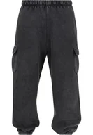 Spodnie męskie - spodnie dresowe ACID WASHED CARGO SWEATPANTS-S - miniaturka - grafika 1