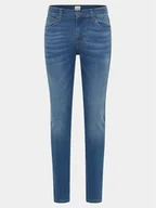 Spodnie męskie - Mustang Jeansy Atlanta 1014854 Granatowy Super Skinny Fit - miniaturka - grafika 1