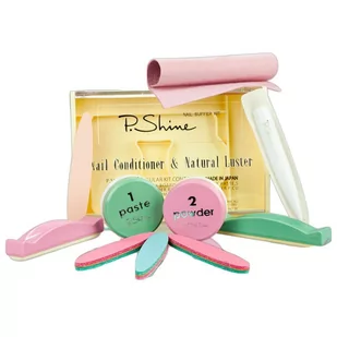 P.Shine - Nail Conditioner & Natural Luster - NAIL BUFFER KIT - Manicure Japoński - ART. 1678 - Zestawy do manicure i pedicure - miniaturka - grafika 1