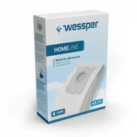 Worki do odkurzaczy - Worki do odkurzacza WESSPER HomeLine Electrolux/Philips S-Bag, 4 szt. - miniaturka - grafika 1
