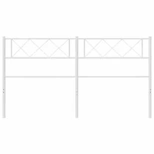 Metalowe wezgłowie, białe, 150 cm Lumarko! - Inne meble do sypialni - miniaturka - grafika 4