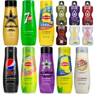 Syropy i koncentraty owocowe - 8x SYROP DO SODASTREAM ROCKSTAR LIPTON 7UP MIRINDA PEPSI MAX SCHWIP BOLERO - miniaturka - grafika 1
