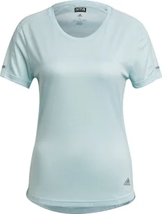 Koszulka damska adidas Run It Tee miętowa H31028-M - Bluzki damskie - miniaturka - grafika 1