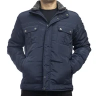 Kurtki męskie - Kurtka Męska Przejściowa Ocieplana Na Jesień Zimę Ebound A134536 XL - miniaturka - grafika 1