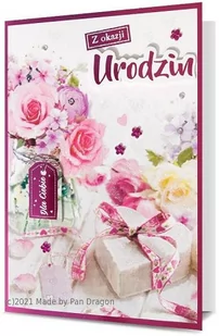 Karnet urodzinowy z życzeniami dla kobiety, HM 1622 - Kartki okolicznościowe i zaproszenia - miniaturka - grafika 1