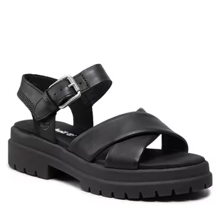 Timberland Sandały London Vibe X Strap TB0A2QVJ015 Black Full Grain - Sandały damskie - miniaturka - grafika 1