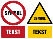 Systemy ekspozycyjne i znaki informacyjne - ZNAK NA ZAMÓWIENIE WZÓR E-003, FN - FOLIA SAMOPRZYLEPNA; (200X150MM) - miniaturka - grafika 1