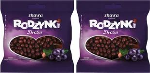 Skawa Draże Sułtanki Rodzynki 70g x 2 | Zestaw Dwupak - Gumy do żucia, lizaki, dropsy - miniaturka - grafika 1
