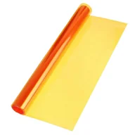 Latarki - Latarka czołowa foliowa 30cm x 120cm Vinyl Car Orange pomarańczowy - miniaturka - grafika 1