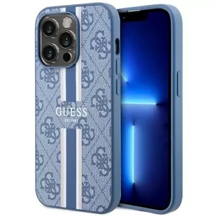 Etui Guess GUHMP14LP4RPSB do iPhone 14 Pro 6.1" hardcase 4G Printed Stripes MagSafe - Etui i futerały do telefonów - miniaturka - grafika 1