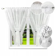 Firany - GOTOWA FIRANA 150x300 GIPIURA KOKONY SALON KUCHNIA - miniaturka - grafika 1