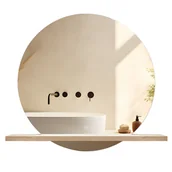 Lustra - Tutumi LUSTRO ŚCIENNE LED Z PÓŁKĄ 60cm 102 - miniaturka - grafika 1