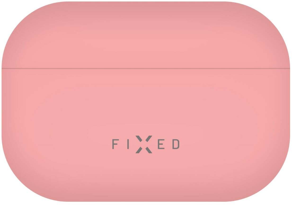 Fixed Ultracienkie silikonowe etui Silky do Apple AirPods Pro 3 różowe