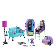 Lalki dla dziewczynek - Monster High, Salonik uczniów, zestaw do zabawy bez lalek - miniaturka - grafika 1