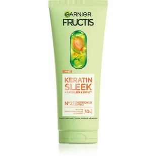 Garnier Fructis Keratin Sleek odżywka do włosów suchych i puszących się 200ml - Odżywki do włosów - miniaturka - grafika 1