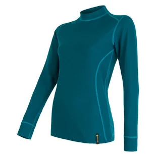 Damska koszulka Sensor Double Face dl.r. Rozmiar: L / Kolor: niebieski - Koszulki sportowe damskie Damska koszulka Sensor Double Face dl.r. Rozmiar: L / Kolor: niebieski - Koszulki sportowe damskie - miniaturka - grafika 1