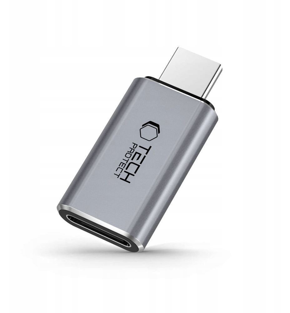 Tech-Protect Adapter przejściówka USB-C - iPhone Lightning - szary Adapter przejściówka USB-C - iPhone Lightning - szary