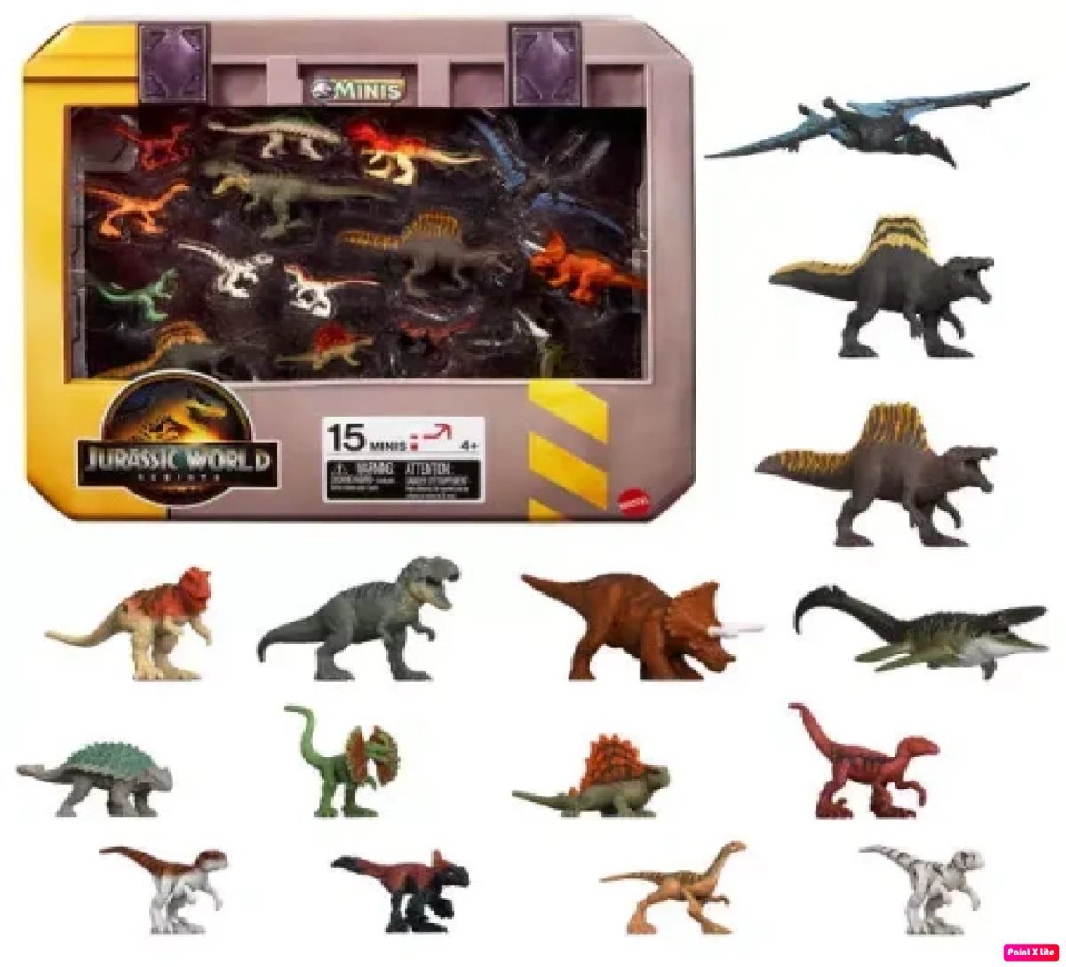 Minis Dinozaury minifigurki Wielopak Zestaw 15 mi