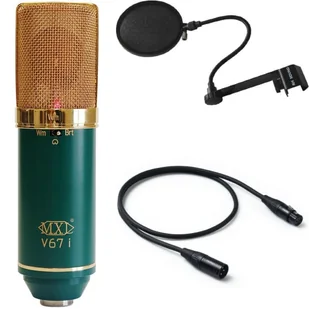MXL V67i + Pop filtr + kabel 3m ♦ 30 DNI NA ZWROT ♦ GWARANCJA DOOR-TO-DOOR ♦ SZYBKA WYSYŁKA - Mikrofony estradowe - miniaturka - grafika 1