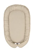 Kokony niemowlęce - Gniazdko niemowlęce Prestige Linen 55x80 kremowy materacyk pozycjonujący - miniaturka - grafika 1