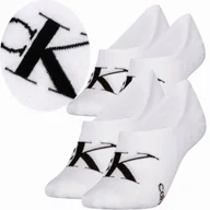Skarpetki męskie - Skarpetki Calvin Klein Jeans 2 pary 43-46 skarpety CK MĘSKIE BIAŁY - miniaturka - grafika 1