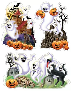 Strrrraszna dekoracja okna/lustra - Halloween - miniaturka - grafika 1