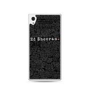 Etui i futerały do telefonów - Etui z nadrukiem dla Sony Xperia Z2, Ed Sheeran czarny - miniaturka - grafika 1