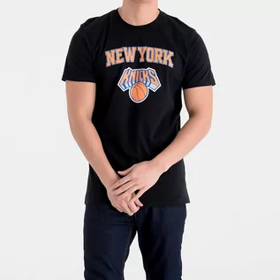Koszulki sportowe męskie - Koszulka do koszykówki z krótkim rękawem męsko-damska New Era NBA New York Knicks - grafika 1