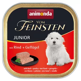 Animonda 40 + 8 gratis! vom Feinsten 48 x 150 g Junior Wołowina z drobiem|  od 89 zł i Super Promocje od zooplus! - Mokra karma dla psów - miniaturka - grafika 4