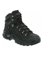 Buty trekkingowe damskie - LOWA Skórzane buty turystyczne "Renegade GTX Mid Ws" w kolorze czarnym - miniaturka - grafika 1