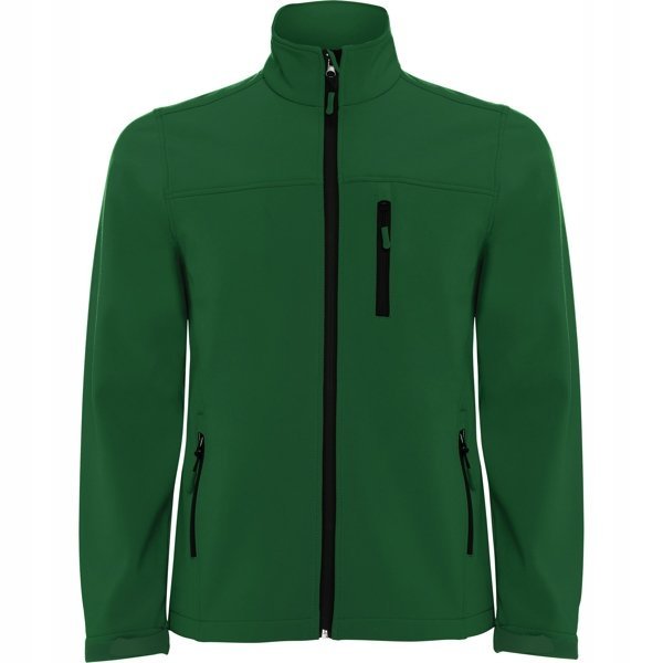 Kurtka Męska SOFTSHELL MEMBRANA Bez Kaptura ROLY SS6432 BOTTLE GREEN L