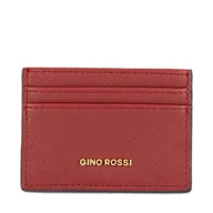 Portfele - Etui na karty kredytowe Gino Rossi QYL0023 Czerwony - miniaturka - grafika 1