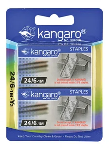 Kangaro Zszywki No 24/6,2x1000 szt - Zszywacze biurowe - miniaturka - grafika 2