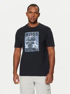 Koszulki męskie - BOSS T-Shirt Te_Mextour 50535079 Granatowy Regular Fit - miniaturka - grafika 1