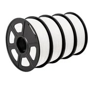Filamenty i akcesoria do drukarek 3D - PLA+ filament do drukarek 3D, przyjazny dla środowiska, 1,75 mm ±0,02 mm, PLAPLUS White 4 rolki - miniaturka - grafika 1