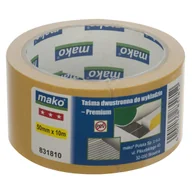 Taśmy klejące - Dwustronna taśma klejąca do wykładzin 10 m Mako - miniaturka - grafika 1