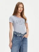 Koszulki i topy damskie - Guess T-Shirt W5YI05 J1314 Niebieski Regular Fit - miniaturka - grafika 1
