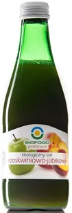 BIO FOOD (soki, przetwory, octy, olej kokosowy) Sok brzoskwiniowo - jabłkowy bio 300 ml - bio food BP-5907752683435 - Soki i napoje niegazowane - miniaturka - grafika 1